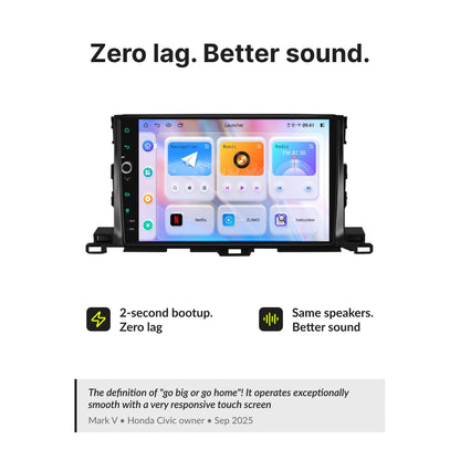 Toyota Highlander 2014-2018 — Premium 10.1” CarPlay & Android Auto Head Unit 2014