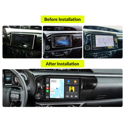 Toyota Hilux 2016-2021 — Premium 10.1” CarPlay & Android Auto Head Unit 2016