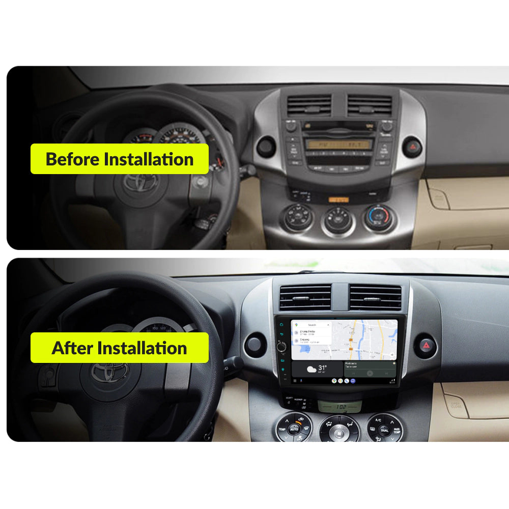 Toyota Rav4 2006-2012 — Premium 9” CarPlay & Android Auto Head Unit 2006