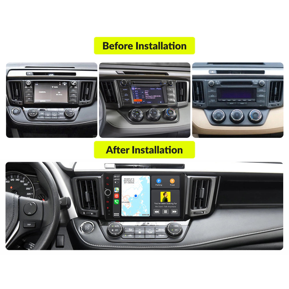 Toyota Rav4 2013-2018 — Premium 9” CarPlay & Android Auto Head Unit 2013