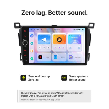 Toyota Rav4 2013-2018 — Premium 9” CarPlay & Android Auto Head Unit 2013