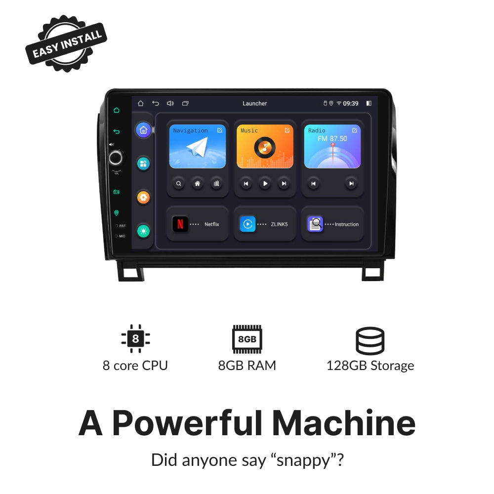 Toyota Sequoia 2008-2022 — Premium 10.1” CarPlay & Android Auto Head Unit 2008