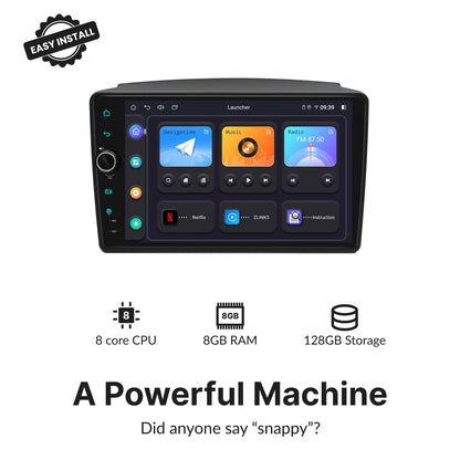 Toyota Sienna 2004-2010 — Premium 9” CarPlay & Android Auto Head Unit 2004