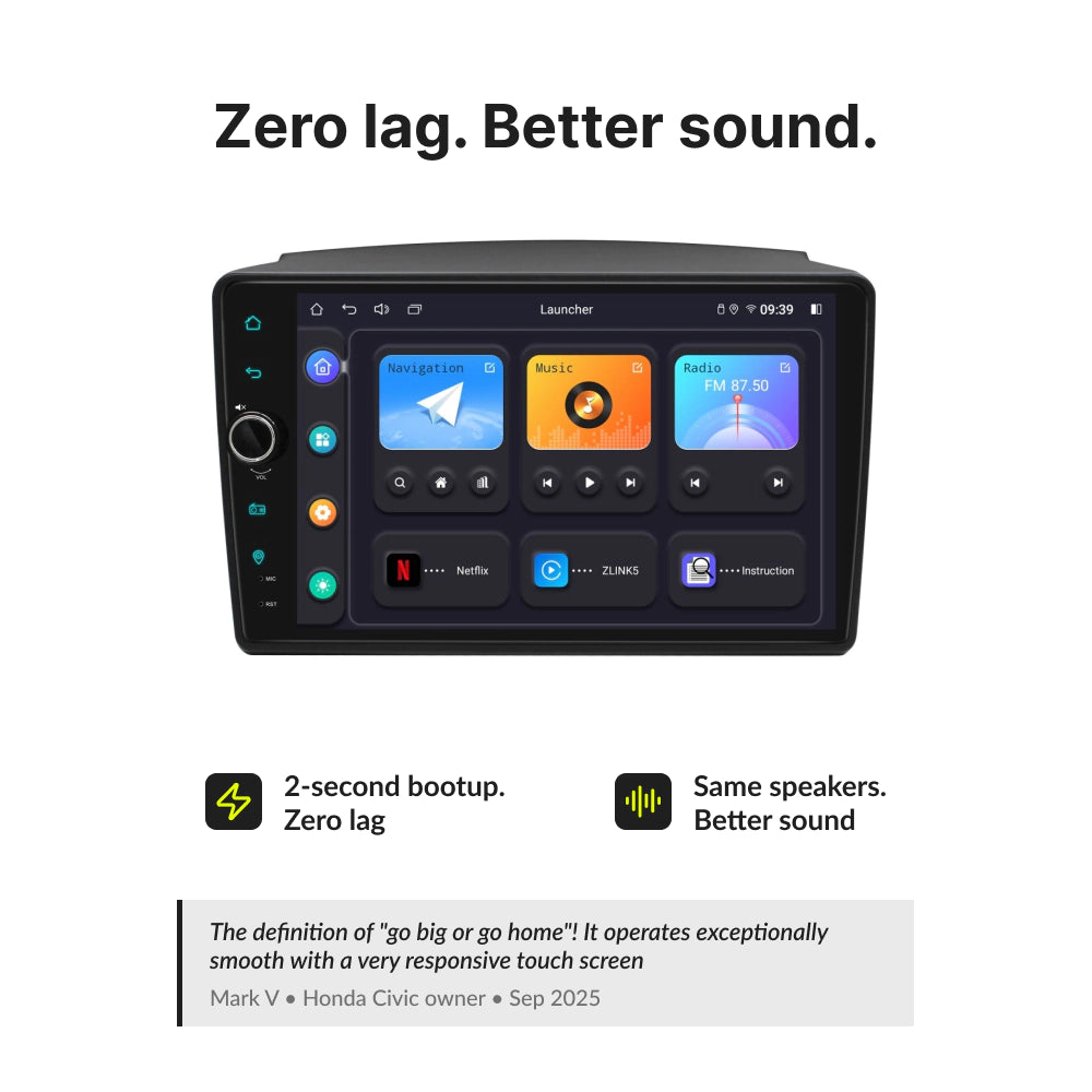 Toyota Sienna 2004-2010 — Premium 9” CarPlay & Android Auto Head Unit 2004