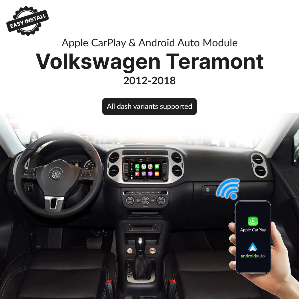 Volkswagen Teramont 2012-2018 — Wireless Apple CarPlay & Android Auto Module 2012