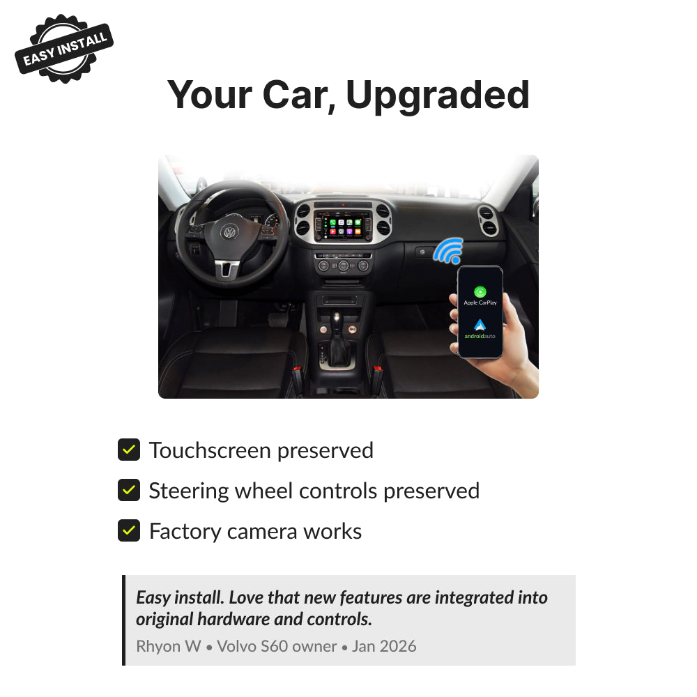 Volkswagen Teramont 2012-2018 — Wireless Apple CarPlay & Android Auto Module 2012