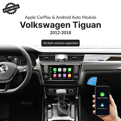 Volkswagen Tiguan 2012-2018 — Wireless Apple CarPlay & Android Auto Module 2012