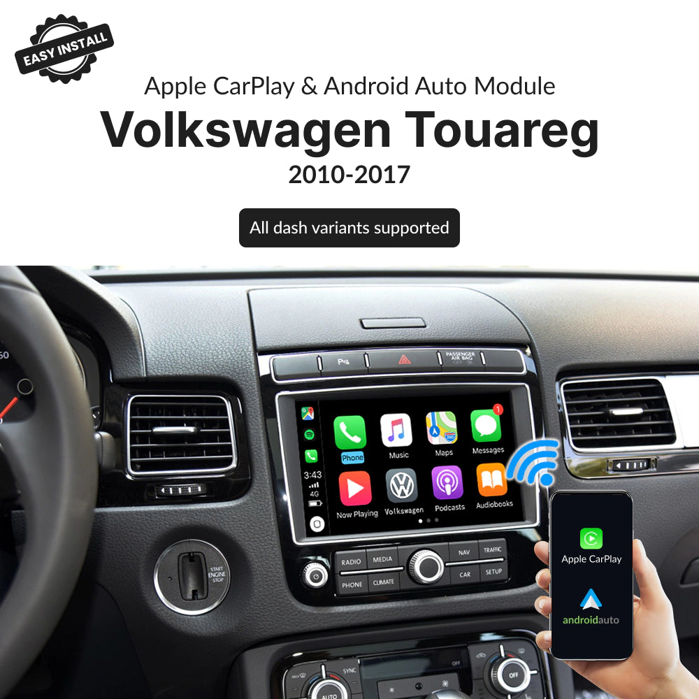 Volkswagen Touareg 2010-2017 — Wireless Apple CarPlay & Android Auto Module 2010 / 6.5 inch